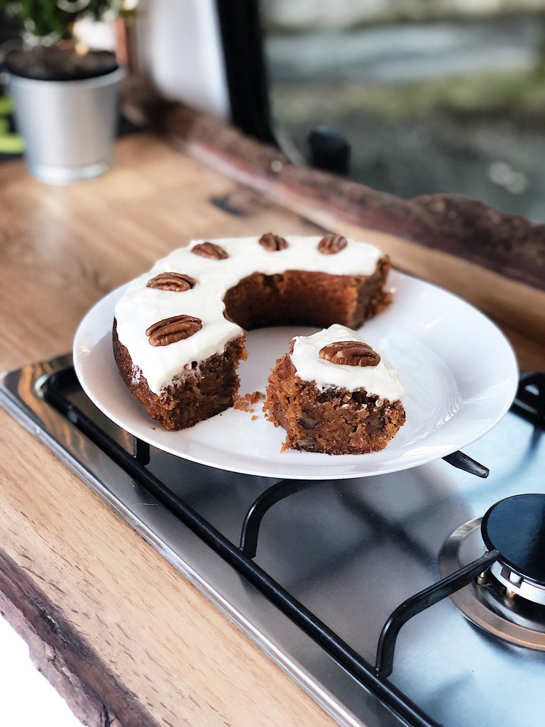 Omnia Oven Recipe - Carrot and Walnut Cake – Brown Bird & Co