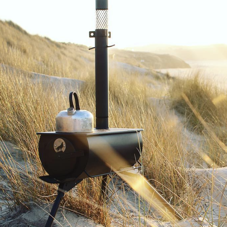 Frontier wood burning sales stove