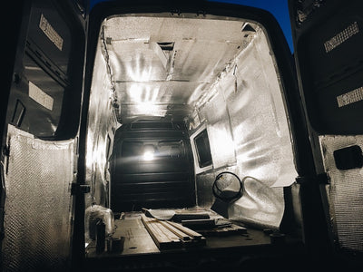 Campervan Insulation in a Self Built Sprinter Van
