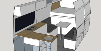 Using Sketchup To Design Your Campervan Conversion Layout