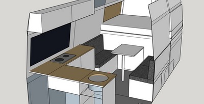 Using Sketchup To Design Your Campervan Conversion Layout