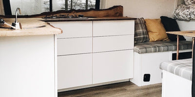 Campervan Ikea Kitchen in a Self Built Sprinter Conversion